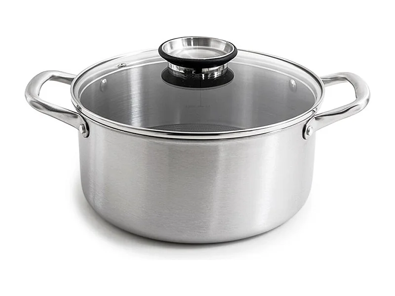 Marmite 24cm triplex avec couvercle - "Black Cube"