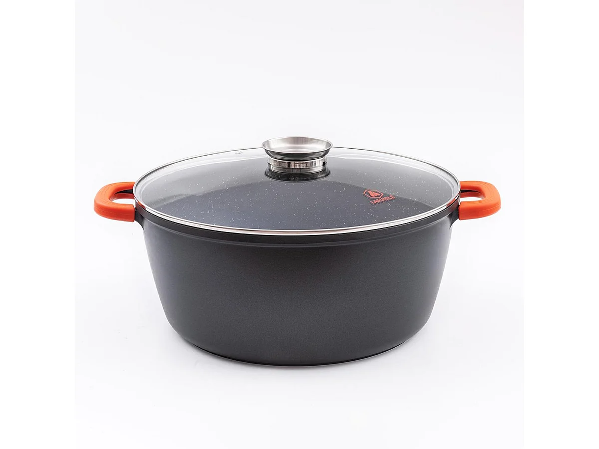 Faitout noir 40cm revêtement céramique - "RobuCook"