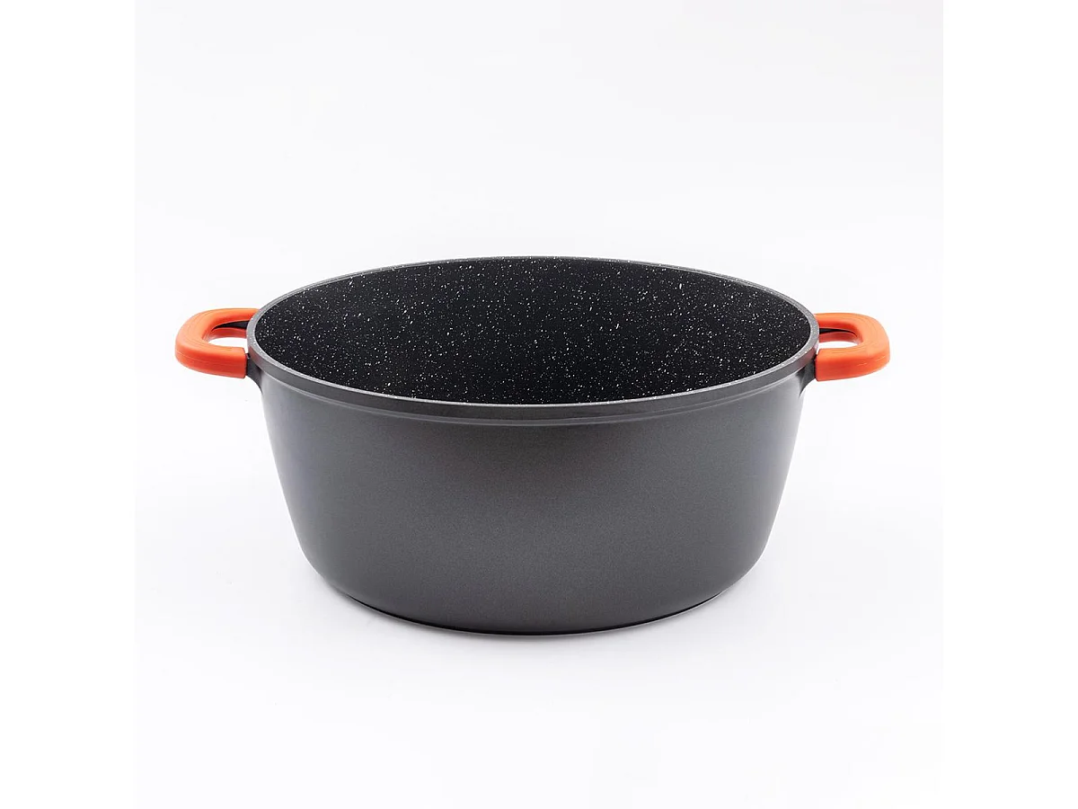 Faitout noir 40cm revêtement céramique - "RobuCook"