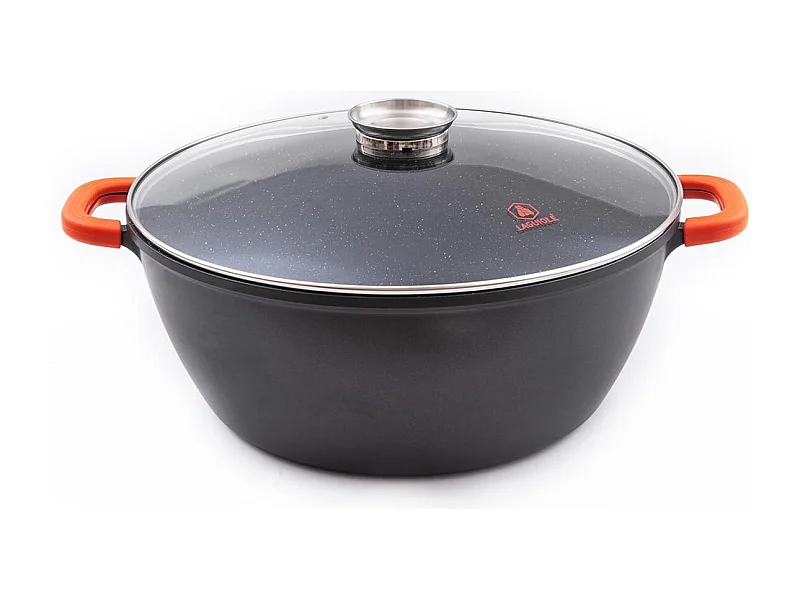 Faitout noir 44cm revêtement céramique - "RobuCook"