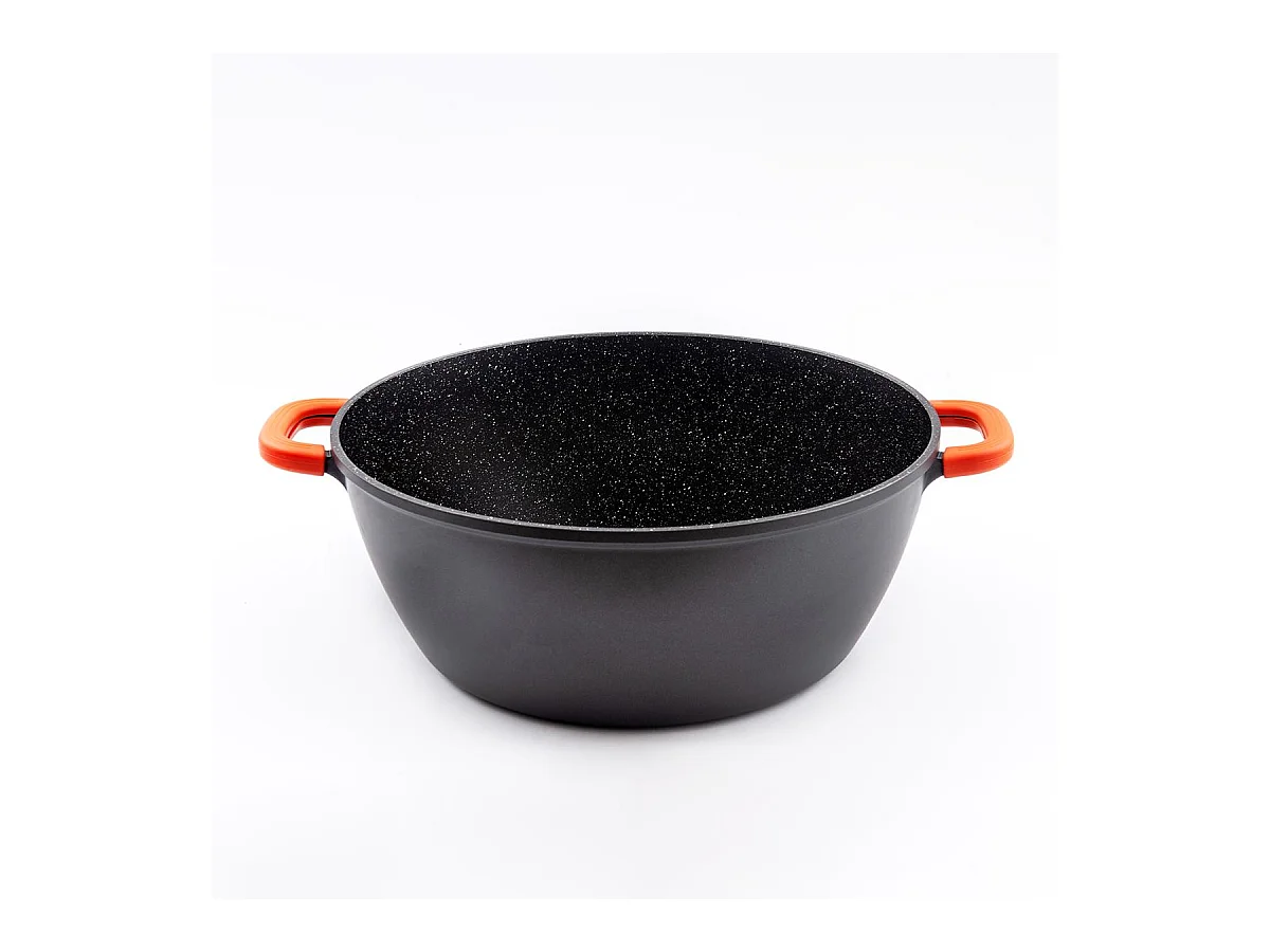 Faitout noir 44cm revêtement céramique - "RobuCook"