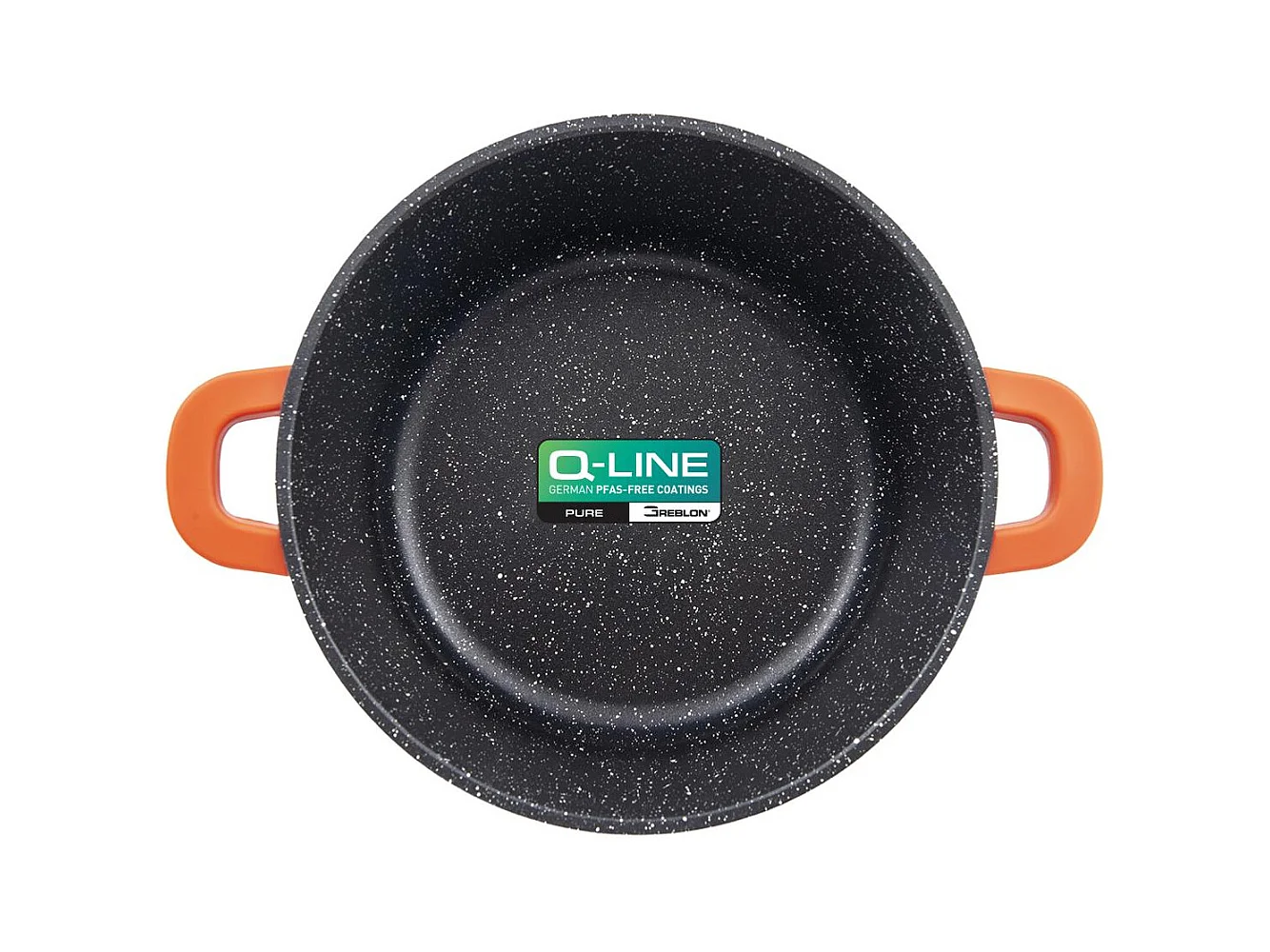 Faitout noir 44cm revêtement céramique - "RobuCook"