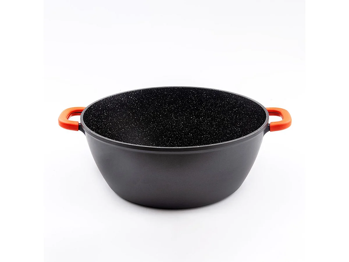 Faitout noir 44cm revêtement céramique - "RobuCook"