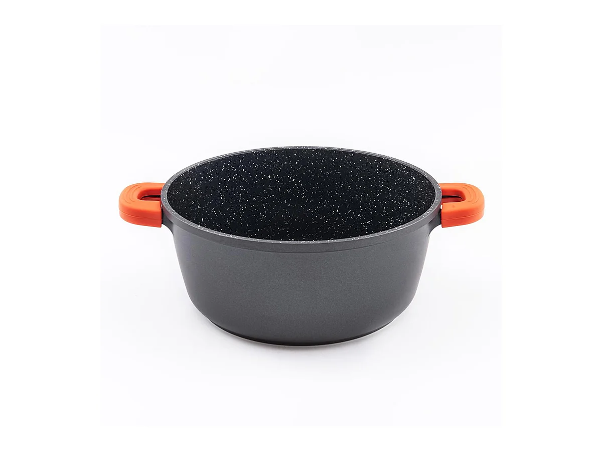 Faitout noir 28cm revêtement céramique - "RobuCook"