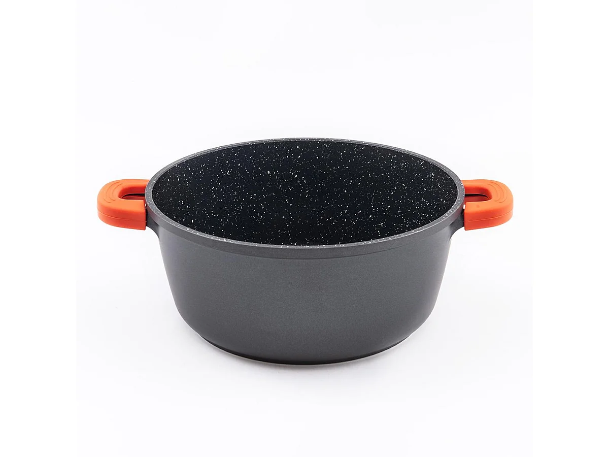 Faitout noir 28cm revêtement céramique - "RobuCook"