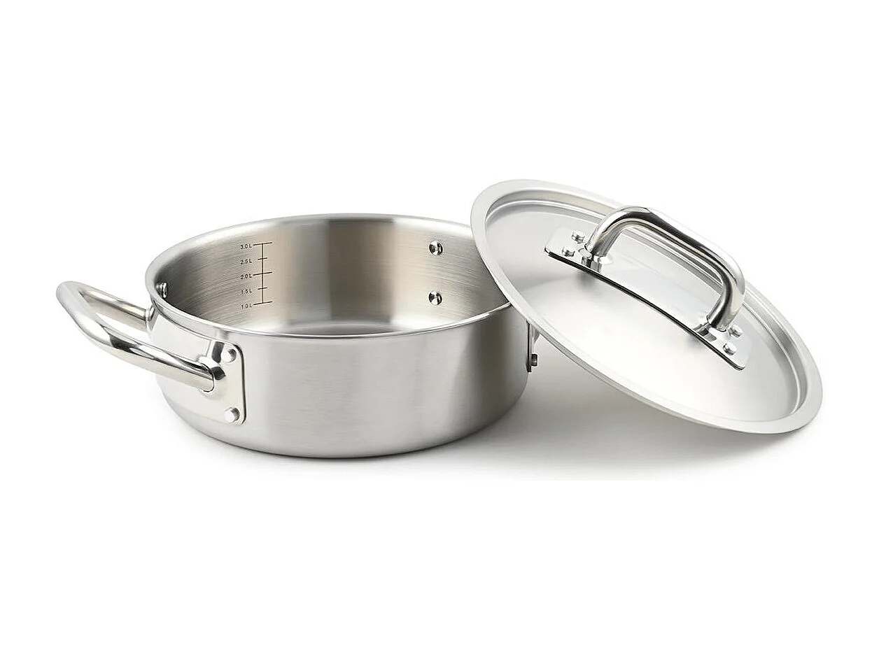 Faitout triplex inox 28cm