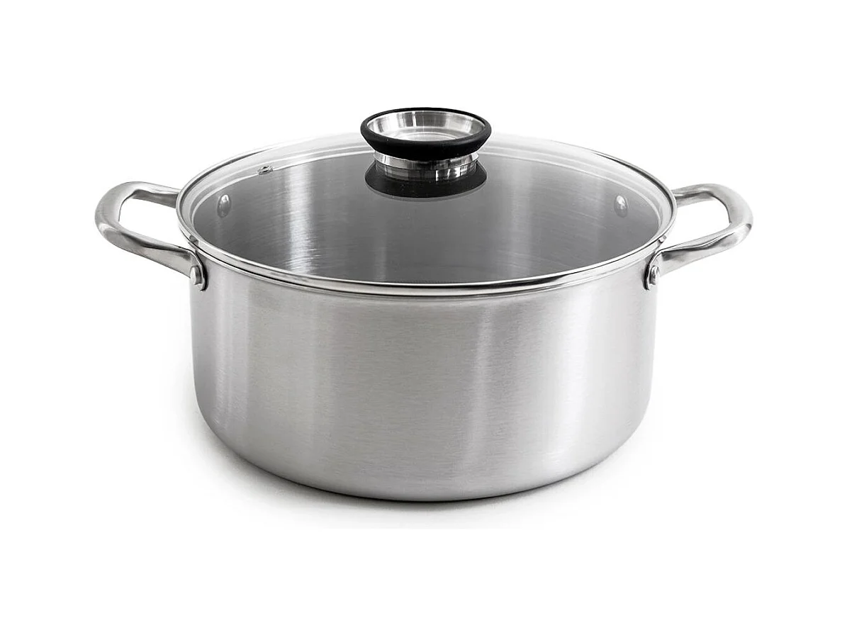 Marmite 28cm triplex avec couvercle - "Black Cube"