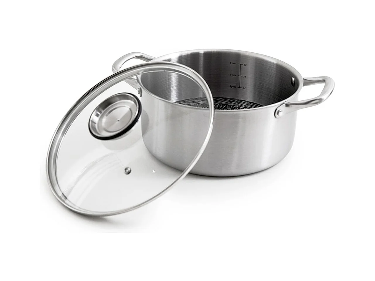 Marmite 28cm triplex avec couvercle - "Black Cube"