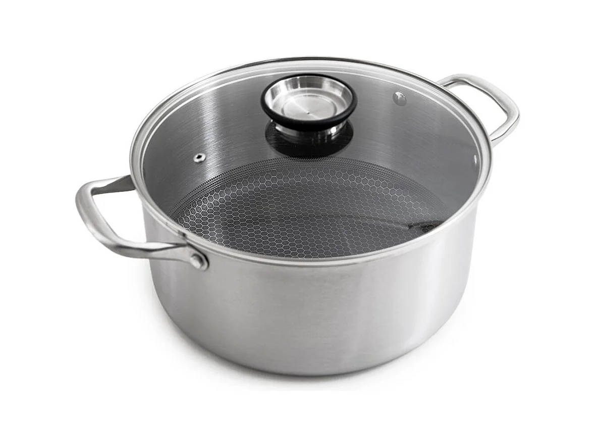 Marmite 28cm triplex avec couvercle - "Black Cube"