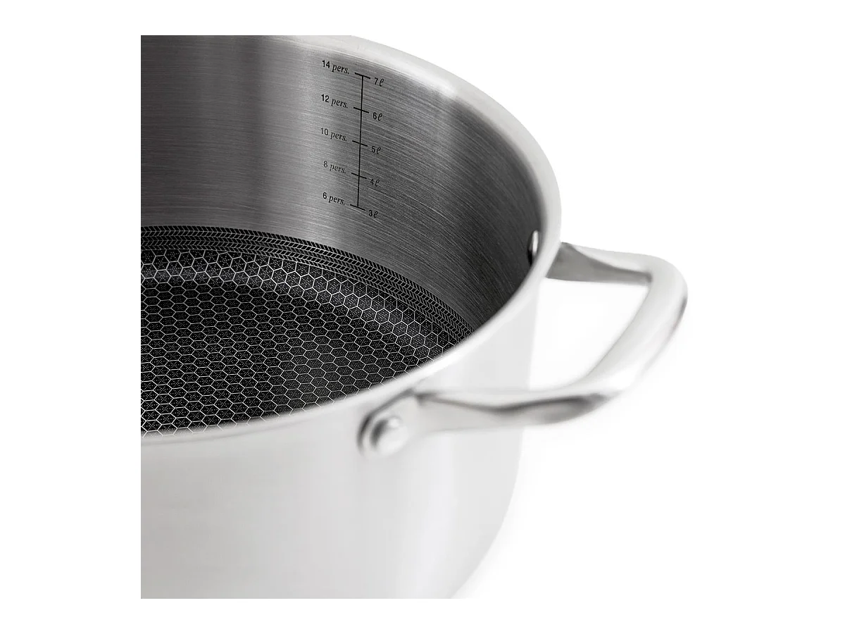 Marmite 28cm triplex avec couvercle - "Black Cube"