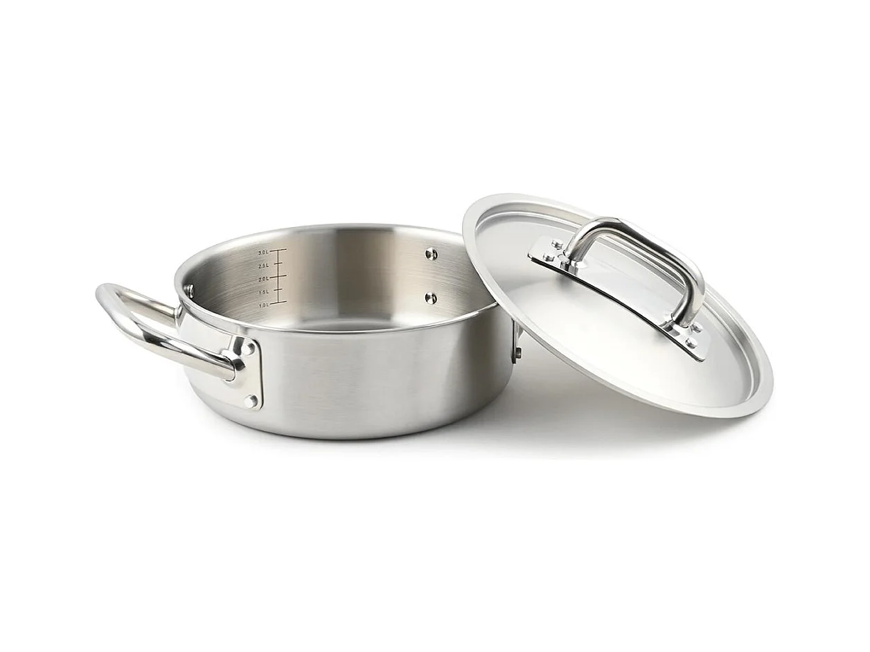 Faitout triplex 24x8,5cm - Induction