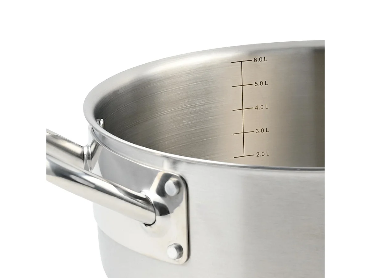 Faitout triplex 24x8,5cm - Induction