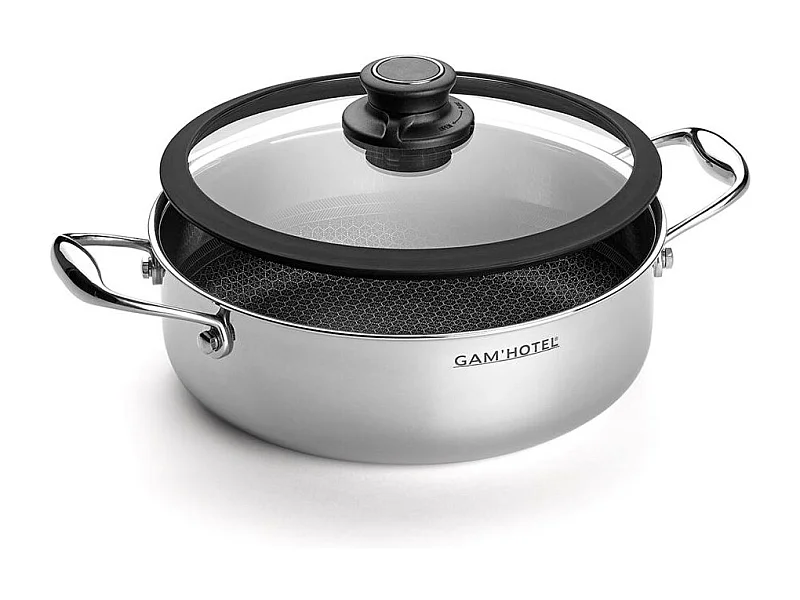 Sautoir 28cm "Black Cube" - Antiadhésif induction