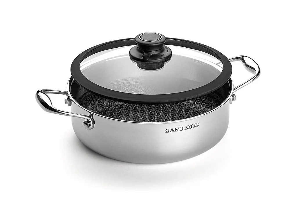 Sautoir 28cm "Black Cube" - Antiadhésif induction