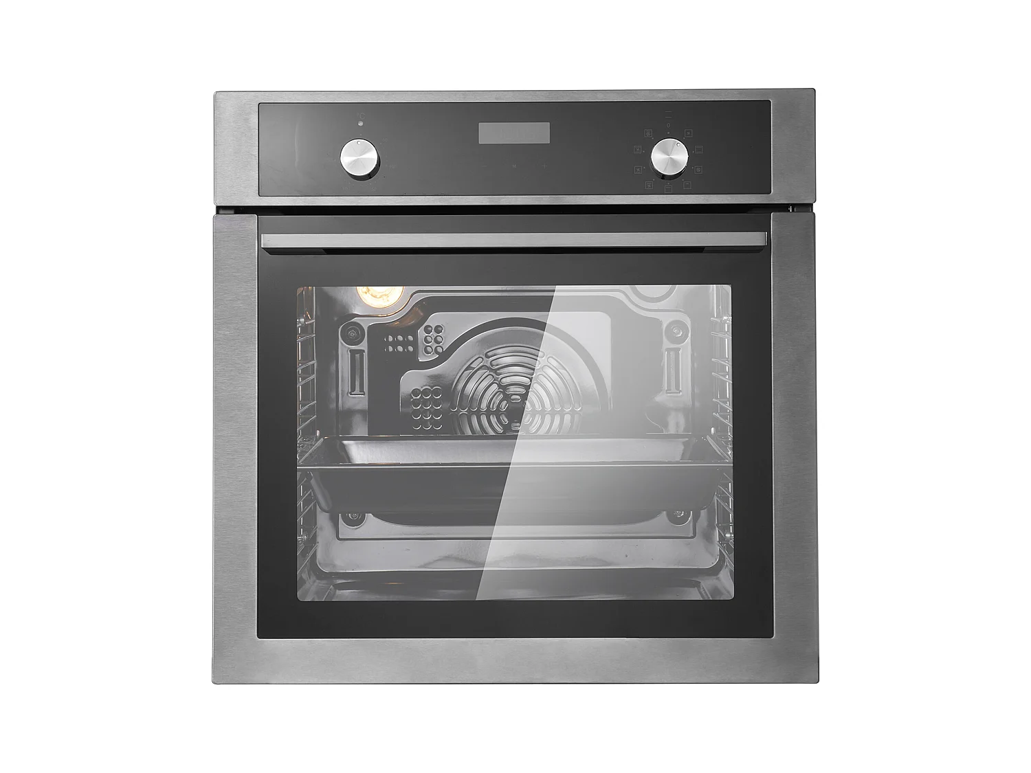 Four Mural Simple SucceBuy Encastrable Électrique de 59.5cm 76L 9 Fonctions, Chauffage Rapide à 200 °C en 5 Min, avec Grille de Cuisson