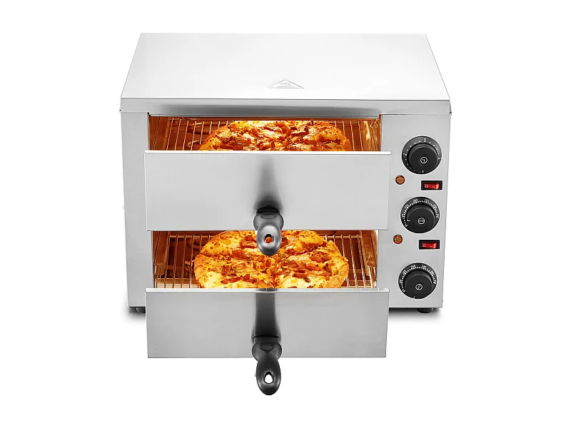 Elektryczna Piekarnia na Pizze SucceBuy na Stół, Rozmiar 30CM, z Regulowalną Temperaturą i Czasomierzem od 0 do 120 Minut