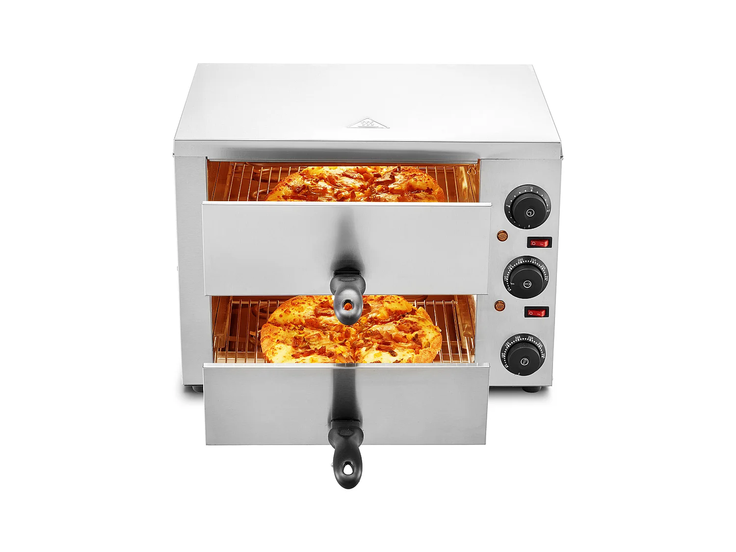Forno Elétrico para Pizza SucceBuy de Mesa, Tamanho 30CM, com Temperatura Ajustável e Cronômetro de 0 a 120 Minutos