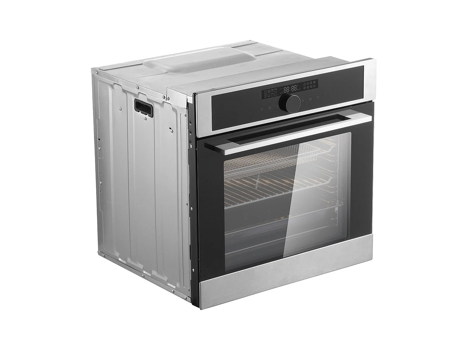 Four Mural Simple SucceBuy Encastrable Électrique de 59.5cm 76L 16 Fonctions pour la Cuisine, Chauffage Rapide à 200 °C en 5 Min, 3550 W