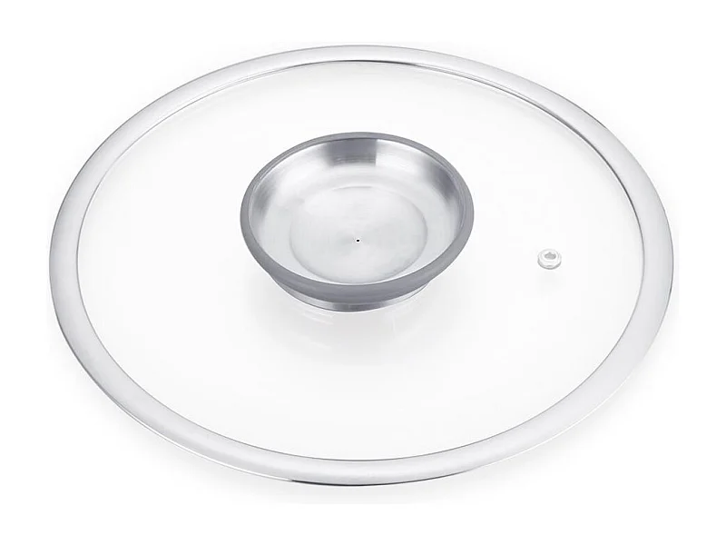 Couvercle inox en verre 36cm