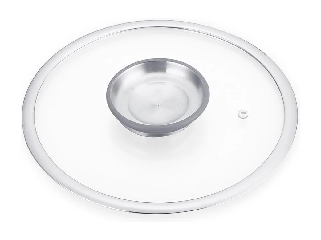 Couvercle inox en verre 36cm