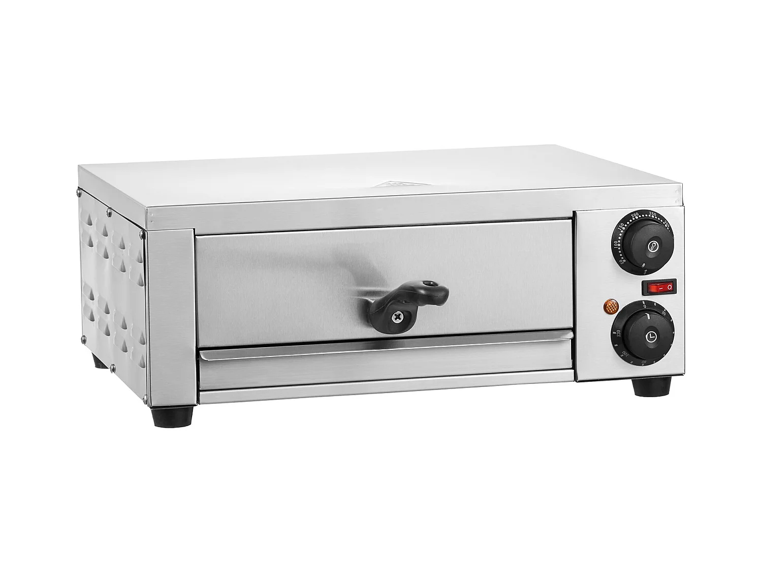 Four à Pizza SucceBuy Électrique de Comptoir, Taille de 30CM, 1500 W, avec Température Réglable et Minuterie de 0 à 120 Minutes