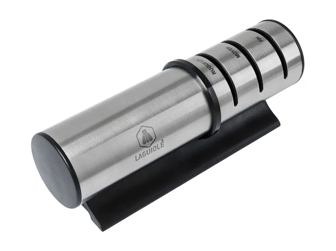 Aiguiseur 3 systèmes d'affûtage en acier inoxydable noir