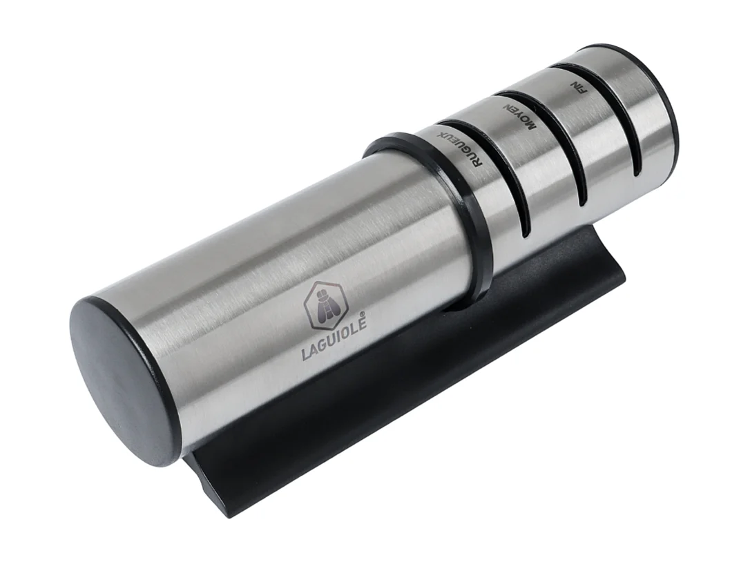 Aiguiseur 3 systèmes d'affûtage en acier inoxydable noir