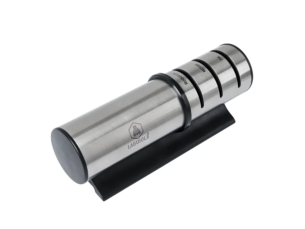 Aiguiseur 3 systèmes d'affûtage en acier inoxydable noir
