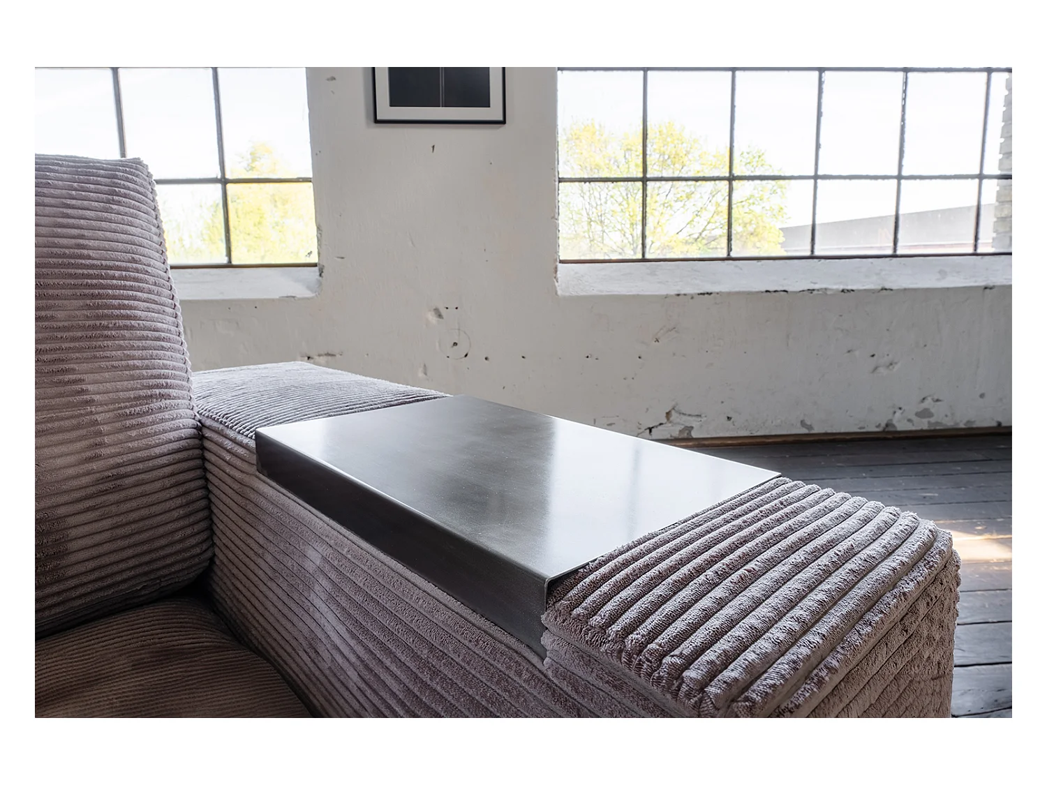 Plateau - argent métal - MADELINE