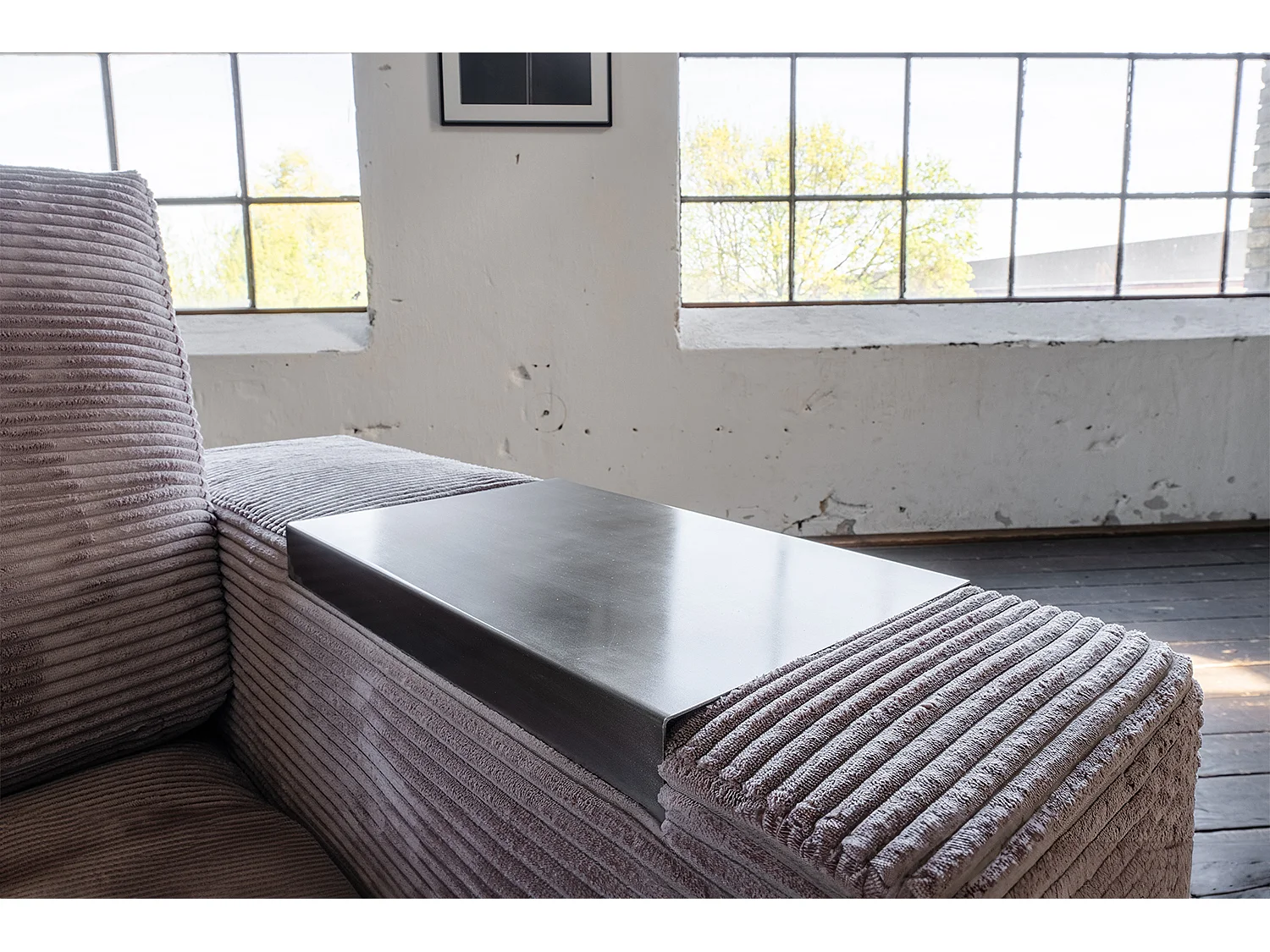 Plateau - argent métal - MADELINE