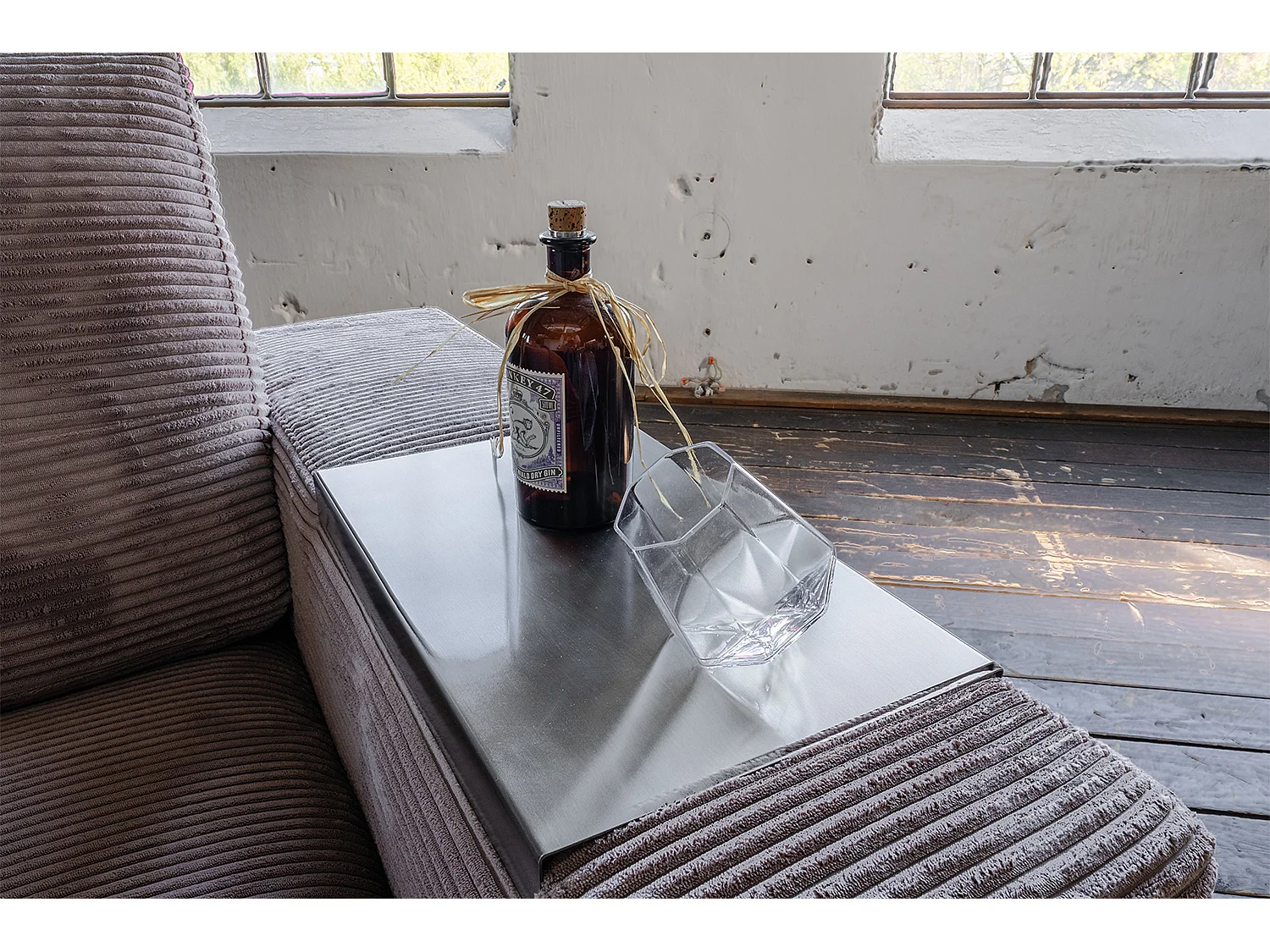 Tablett - Silber Metall - MADELINE