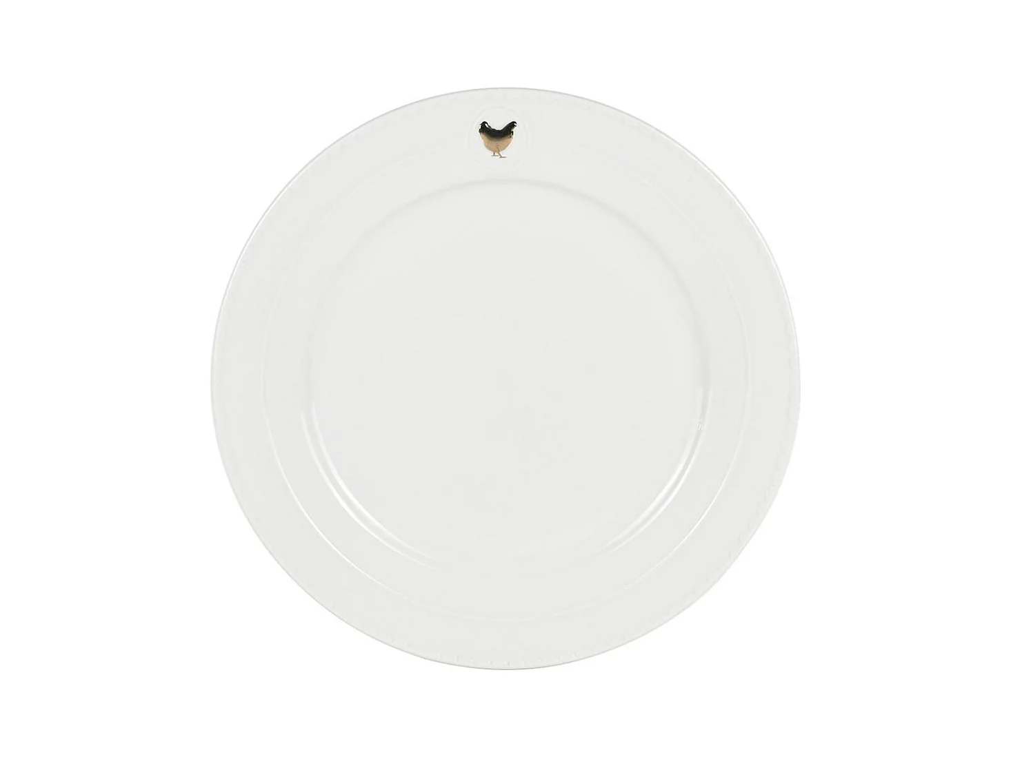 Service 18 pièces blanc et or - "Gallus"