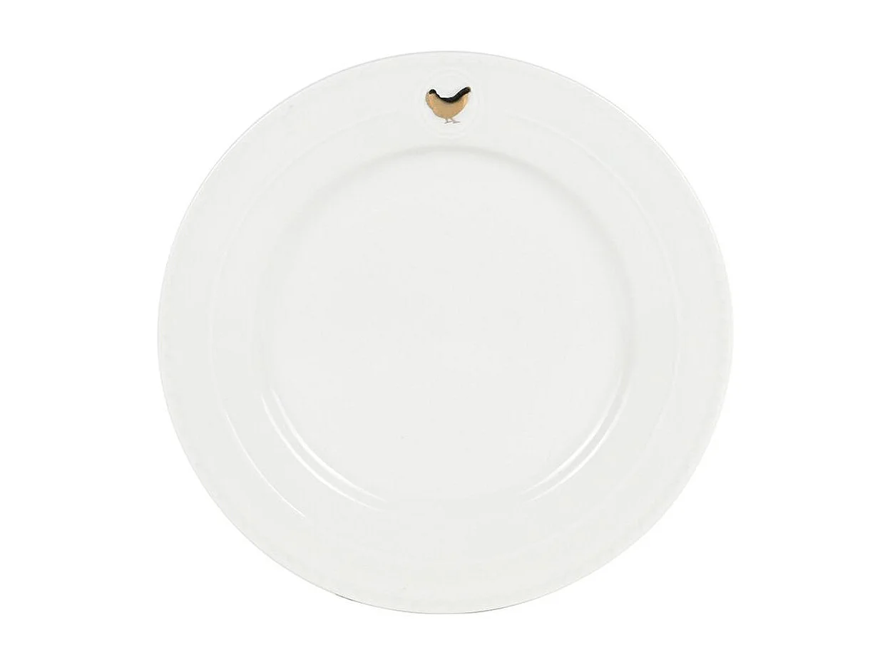 Service 18 pièces blanc et or - "Gallus"