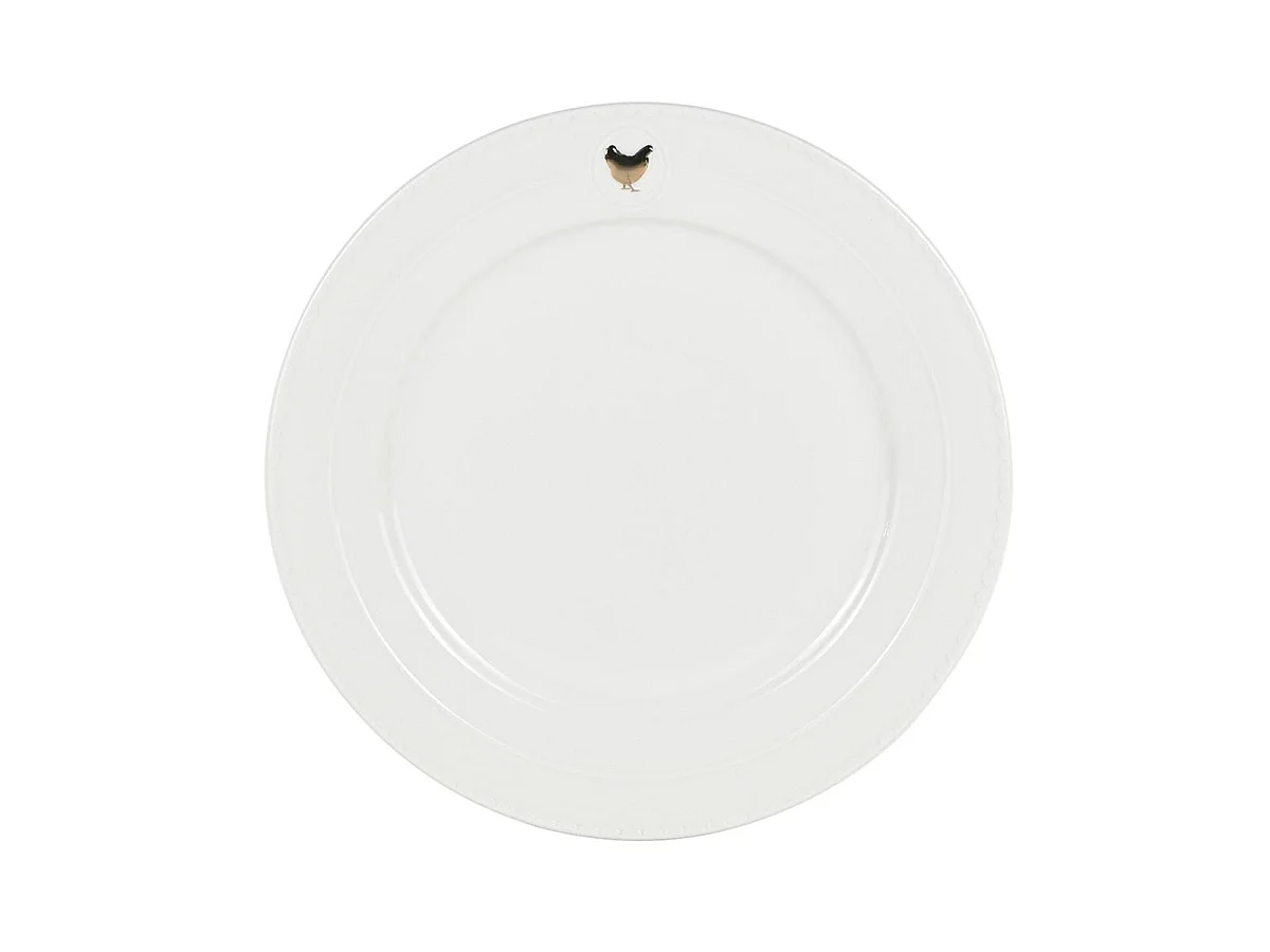 Service 18 pièces blanc et or - "Gallus"