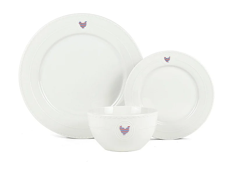 Service 18 pièces tricolore - "Gallus"