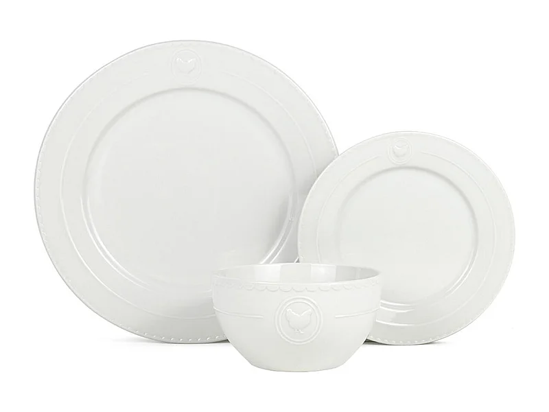 Service 18 pièces blanc - "Gallus"