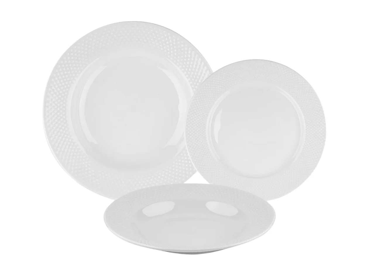 Service 18 pièces blanc - "Serenity