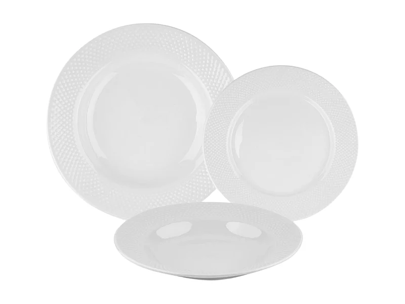 Service 18 pièces blanc - "Serenity