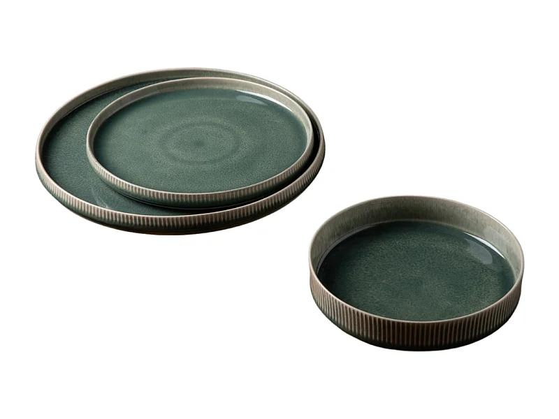 Service 18 pièces vert - "Jade"