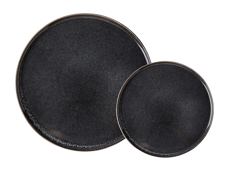 Service 12 pièces noir - "Charbon"