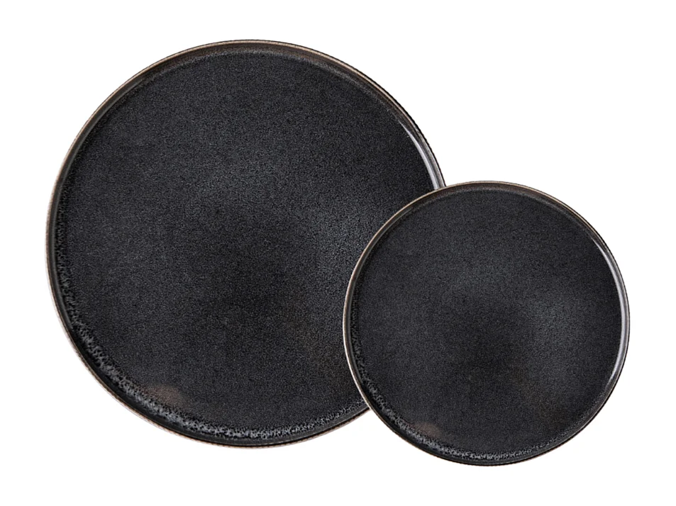 Service 12 pièces noir - "Charbon"