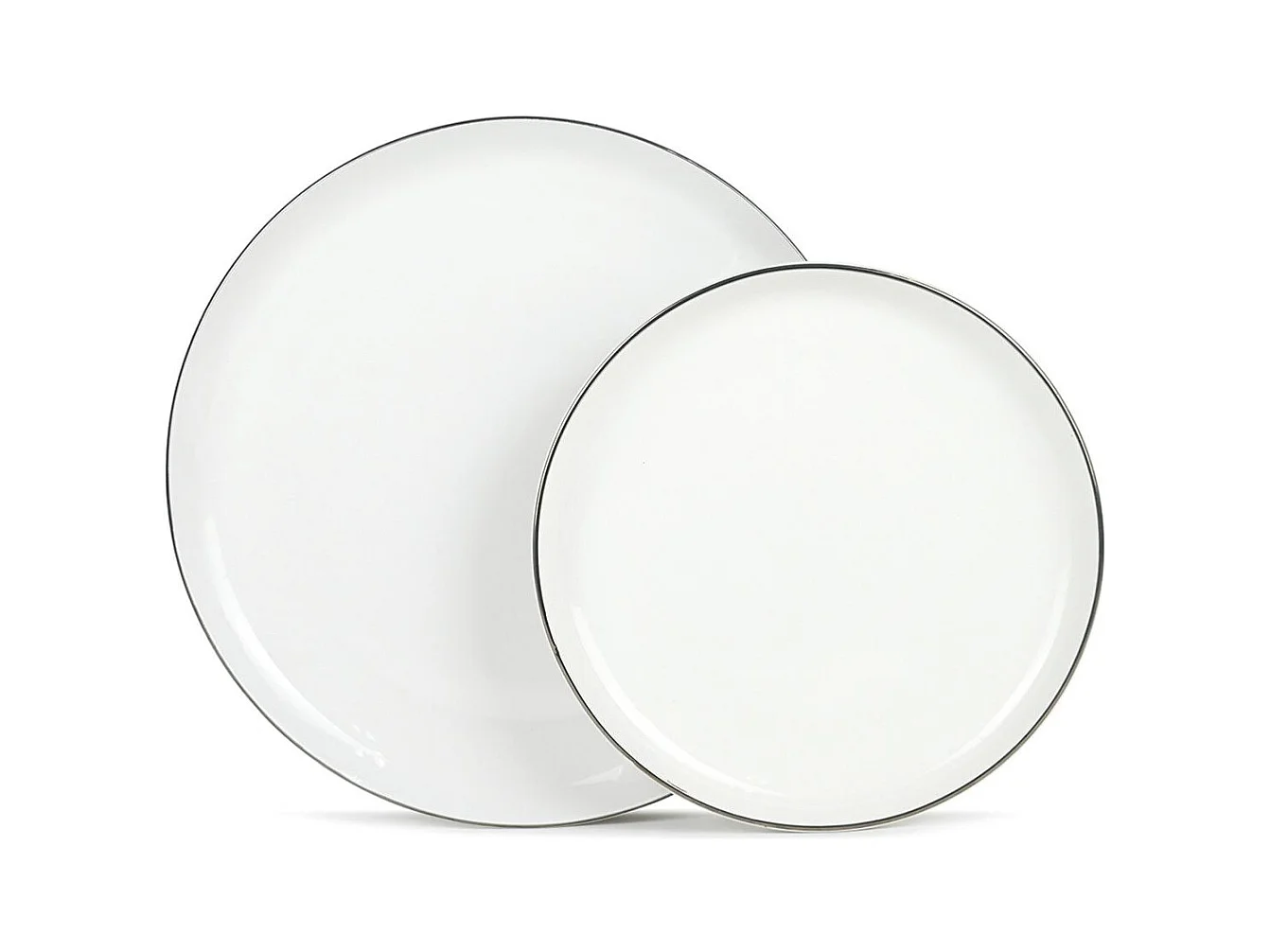 Service 12 pièces blanc - "Sélène"