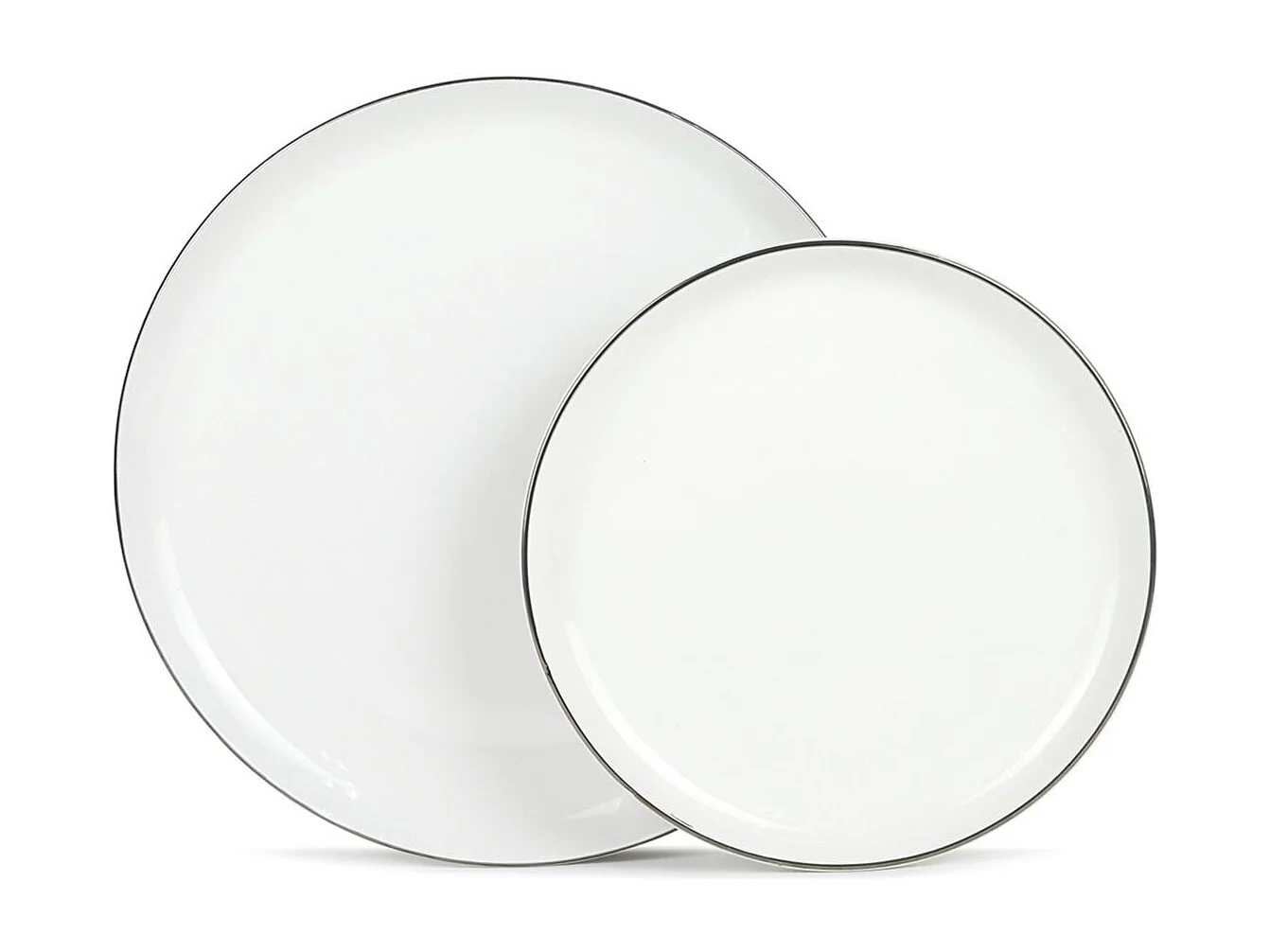 Service 12 pièces blanc - "Sélène"