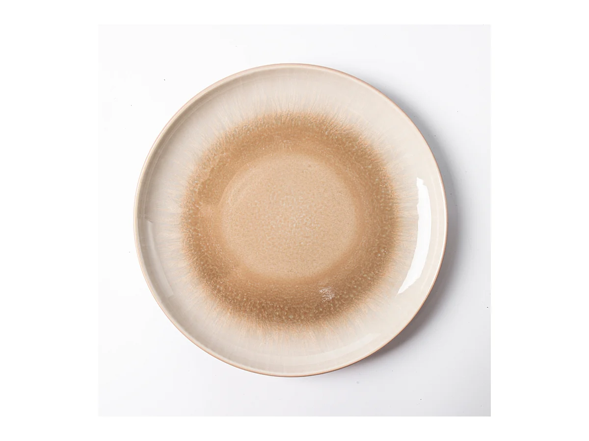 Service 12 pièces taupe - "Iris"