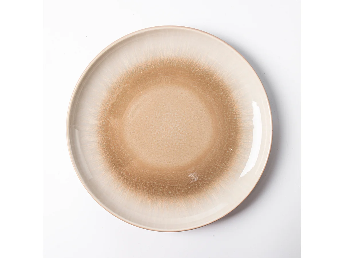 Service 12 pièces taupe - "Iris"