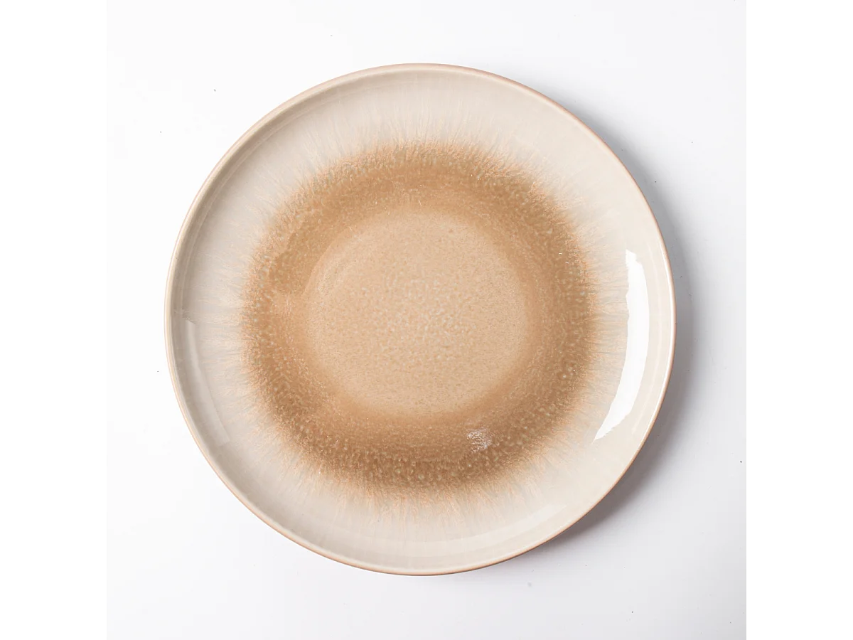 Service 12 pièces taupe - "Iris"