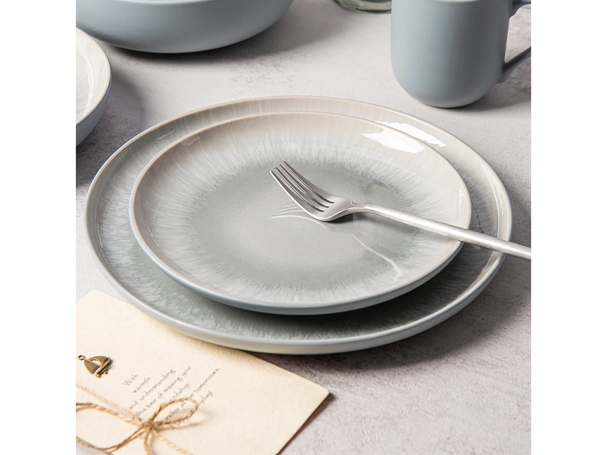 Service 12 pièces bleu - "Iris"