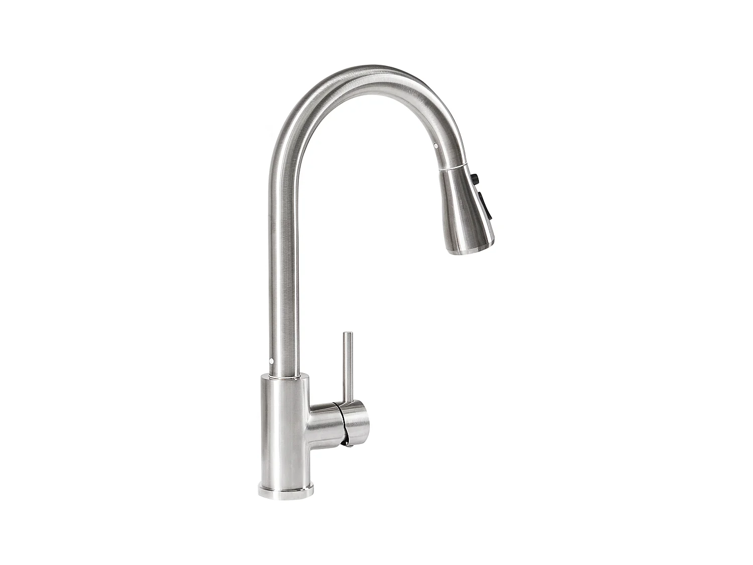 Robinet de cuisine à tirette PAIMUN Argenté