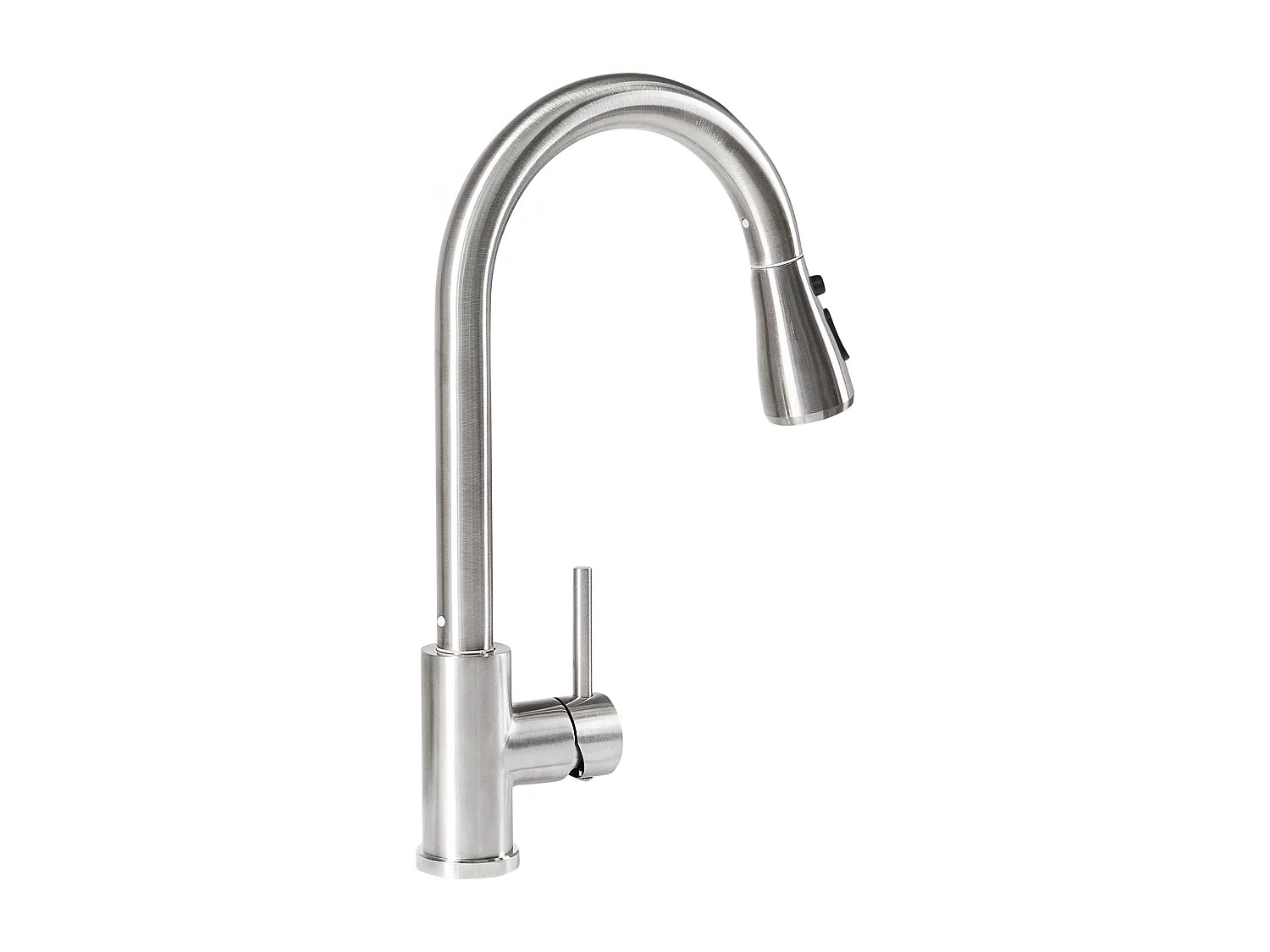 Robinet de cuisine à tirette PAIMUN Argenté