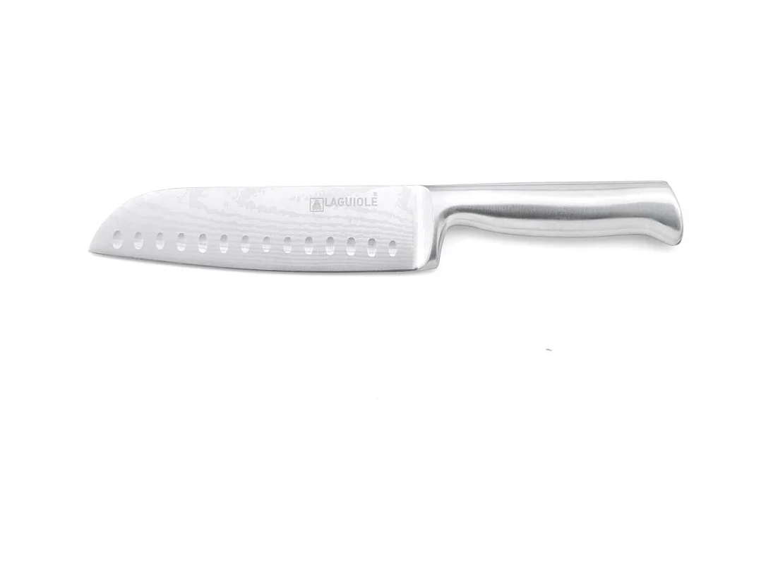 Couteau santoku argent 32cm - "Nouvelle Vague